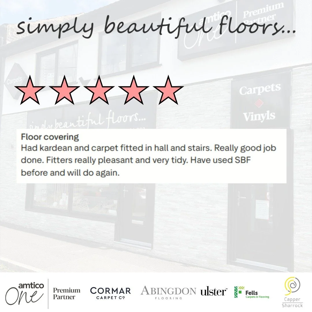 ⭐️⭐️⭐️⭐️⭐
Thank you for taking the time to write this wonderful review and also for choosing Simply Beautiful Floors! 🥰
Every review helps build credibility for future customers and your feedback is greatly appreciated.
.
.
.
#trustpilot #reviews
