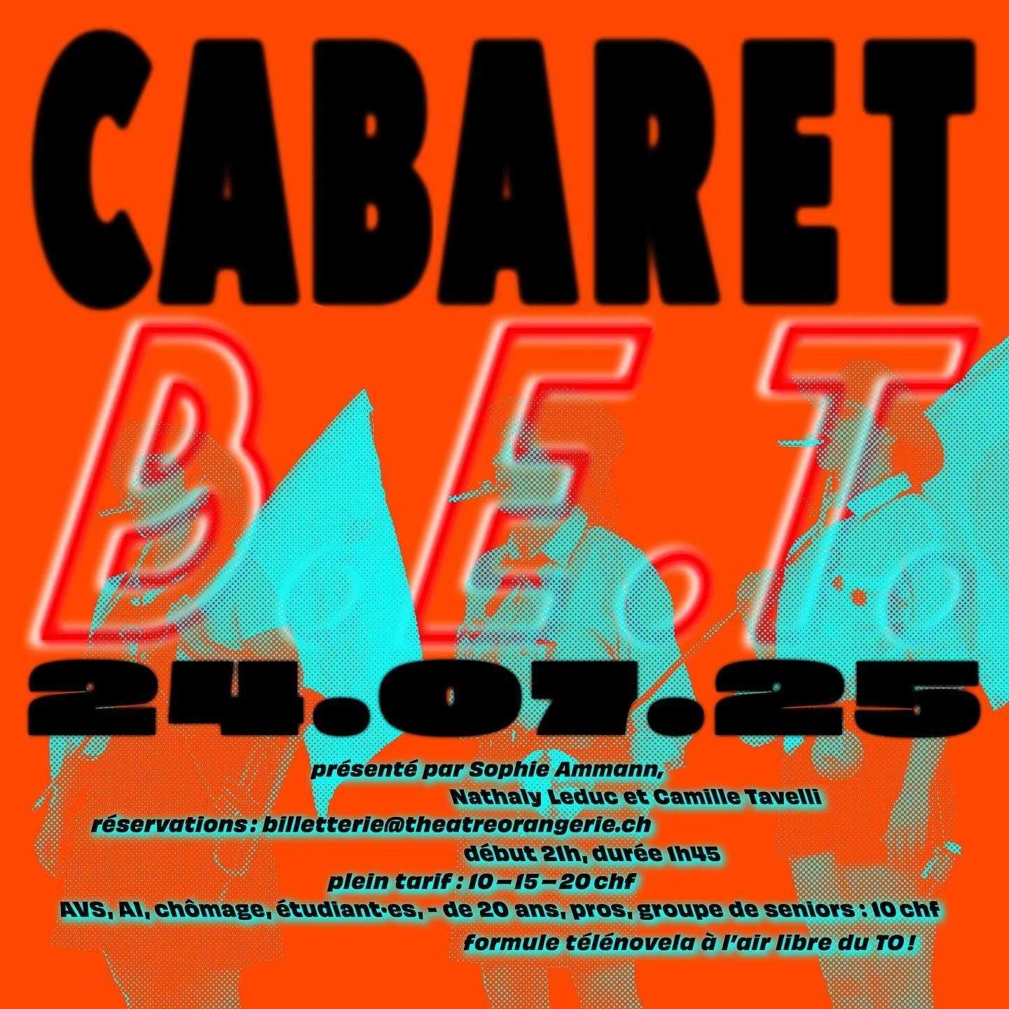 Que se passe-t-il quand on m&eacute;lange l&rsquo;absurdit&eacute; et l&rsquo;audace du Cabaret B.E.T. avec l&rsquo;intensit&eacute; dramatique des telenovelas et soap operas ? 💋💔💄

🎬 On obtient : le Cabaret Telenovela!

Un cabaret qui d&eacute;b
