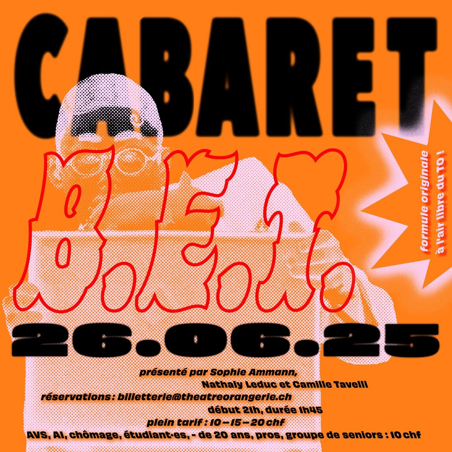 🌴 On vous retrouve entre les fraises, les verveines et les palmiers du Th&eacute;&acirc;tre de l'Orangerie @theatreorangerie_geneve pour trois soir&eacute;es bonnes et tonifiantes - comme l&rsquo;air pur de la nature. La premi&egrave;re date approch