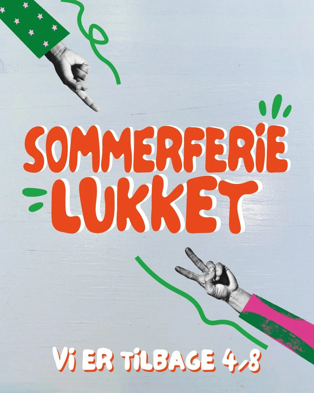 🌞 Sommerlukket I Frodes Folkehus! 🌞

Vi tager en tiltr&aelig;ngt ferie og lader op til en sensommer og et efter&aring;r fyldt med f&aelig;llesskab, hygge og sp&aelig;ndende events &ndash; vi gl&aelig;der os allerede! 💛✨

📅 Vi holder lukket fra ma