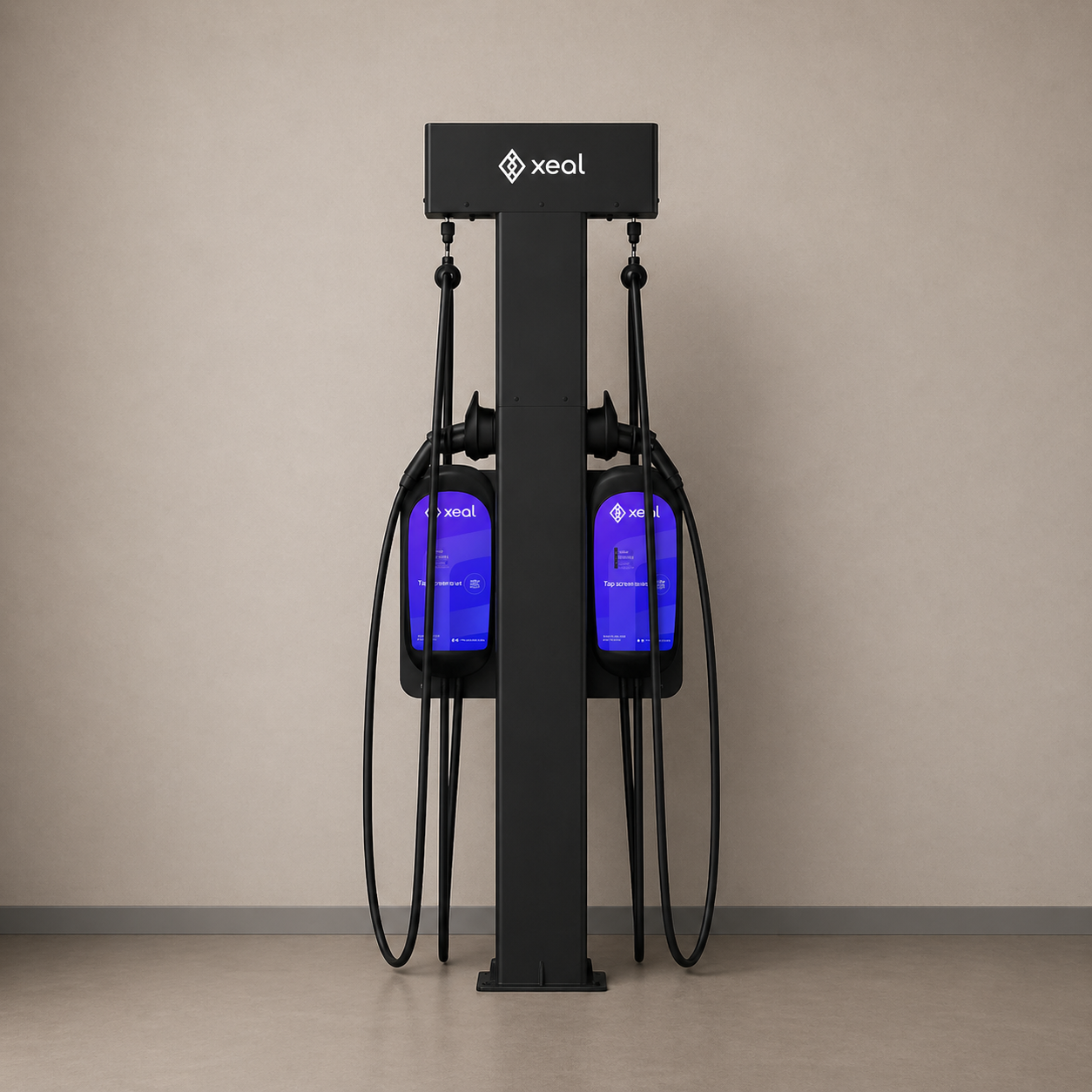 Xeal Dual Mount Pedestal w/ Cable Management