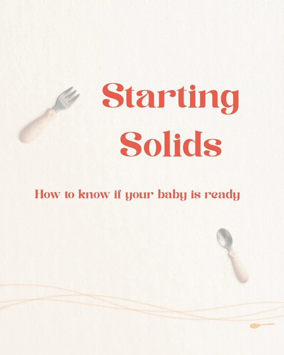 Starting Solids >> Developmental Milestones are the best indicators that your little one is ready for solids.
Relying on age alone, as was the traditional advice, does not take into consideration each child&rsquo;s unique physical development a