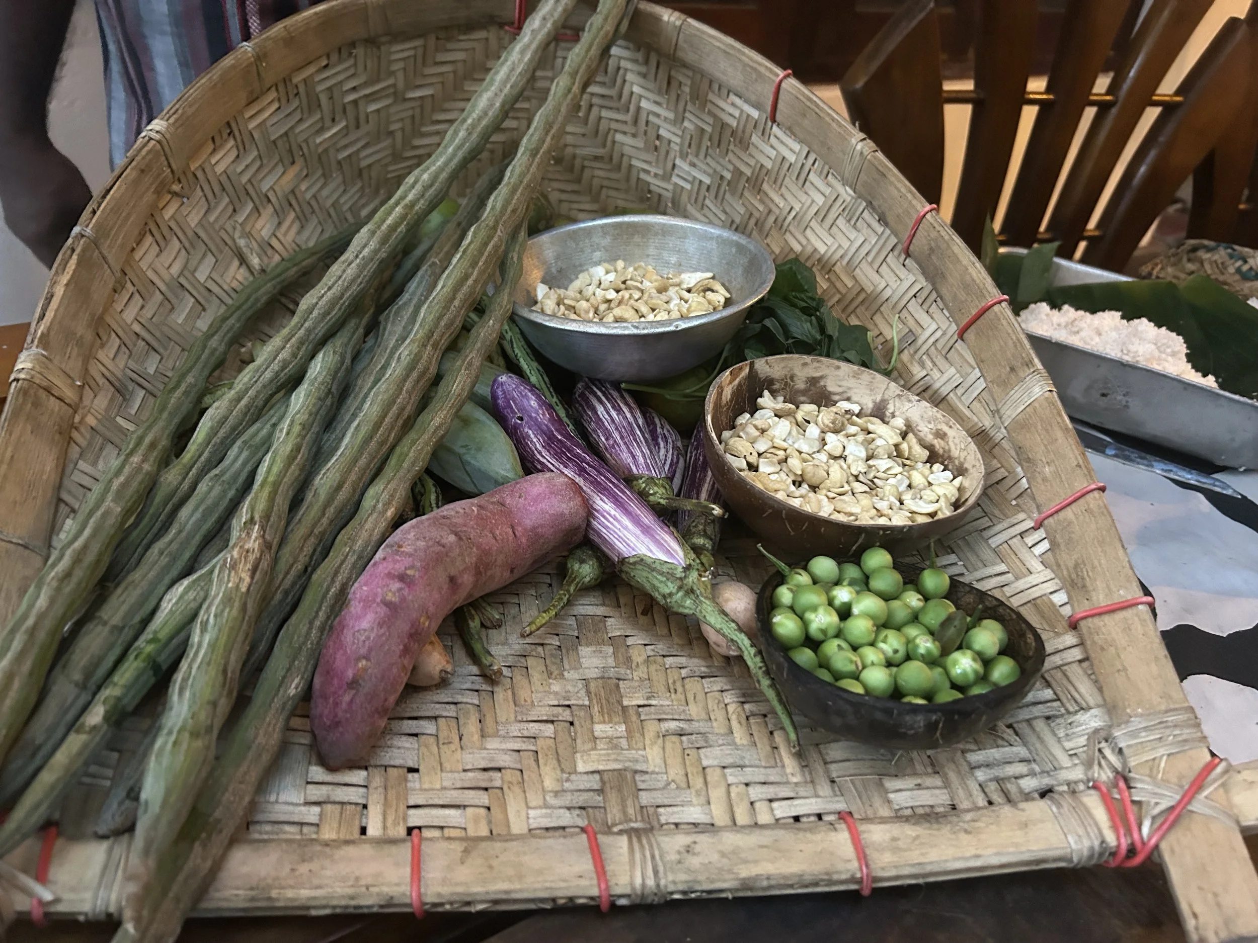 beautiful fresh food in southern sri lanka