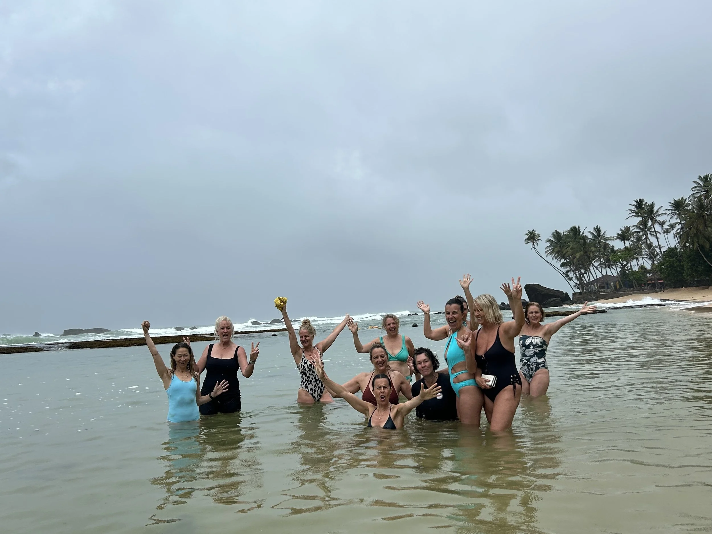 Swimming with the turtles in sri lanka