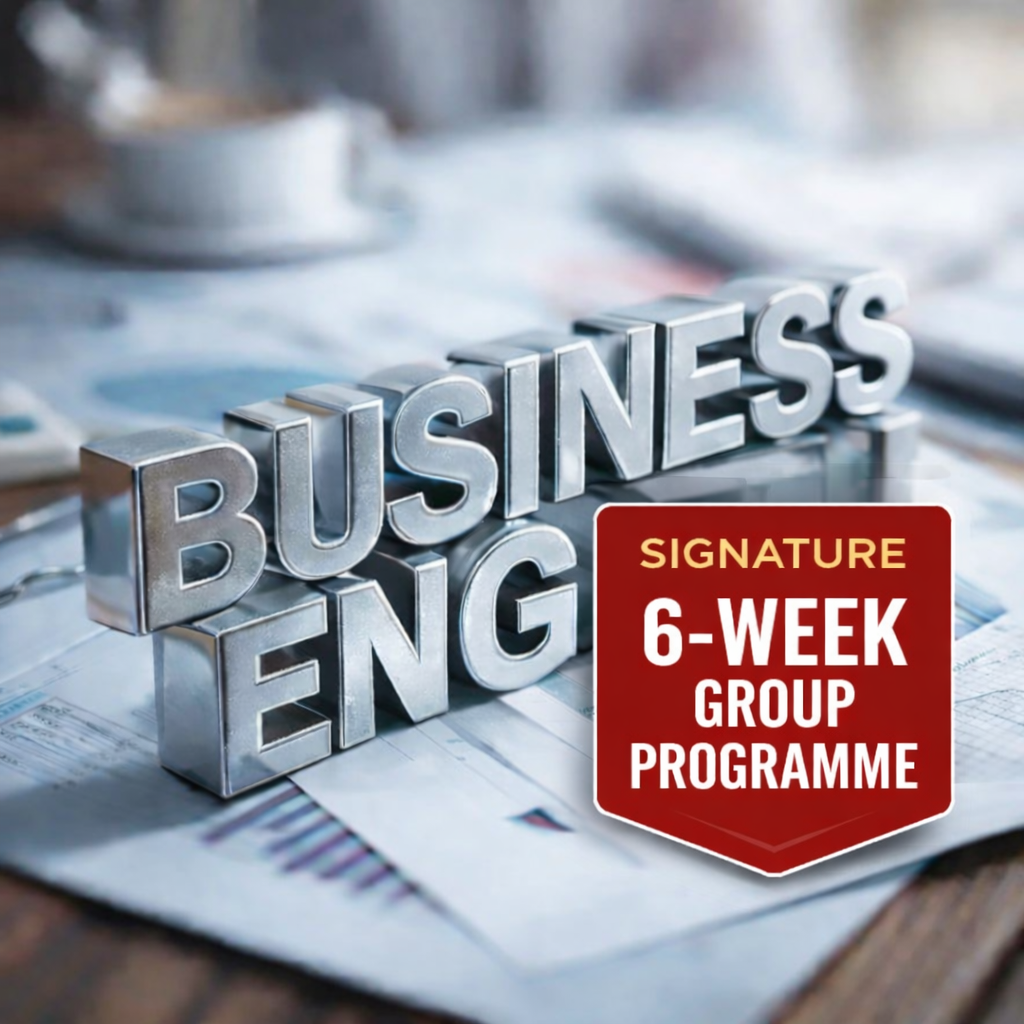 Speak Up When English Matters Most — Six-Week Group Coaching Programme