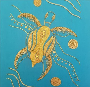 Turtle (Goldwork)