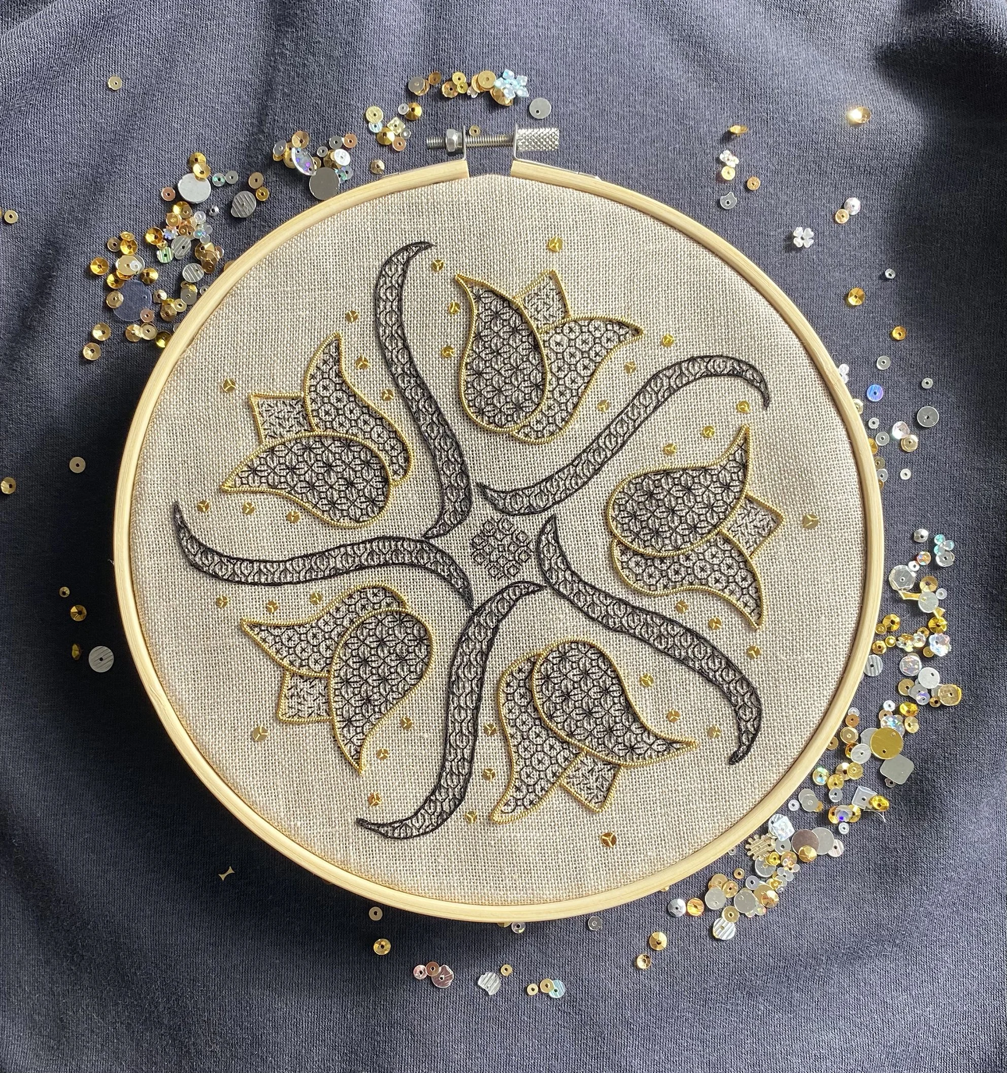 Blackwork Mandala