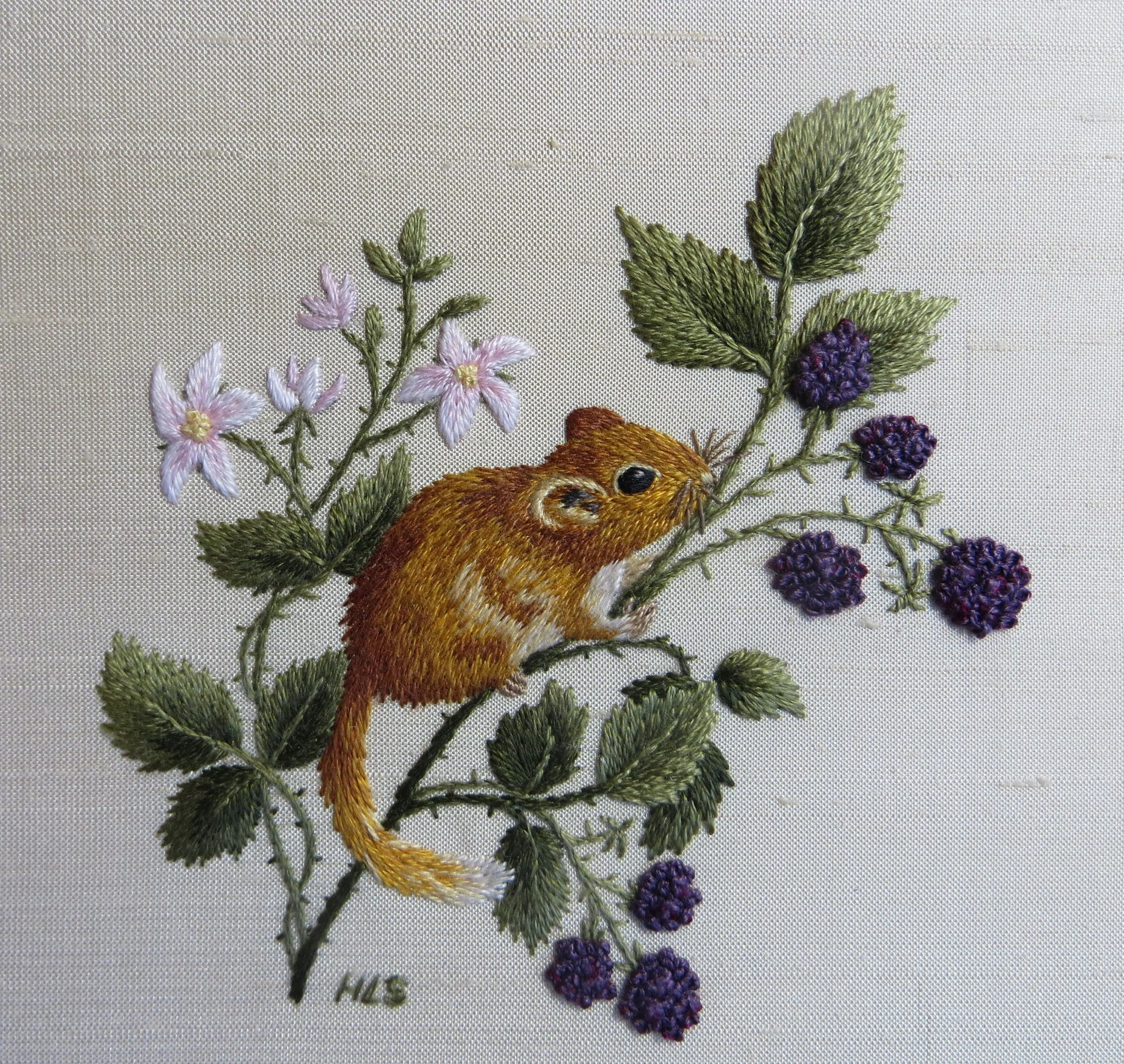 Mouse on Brambles