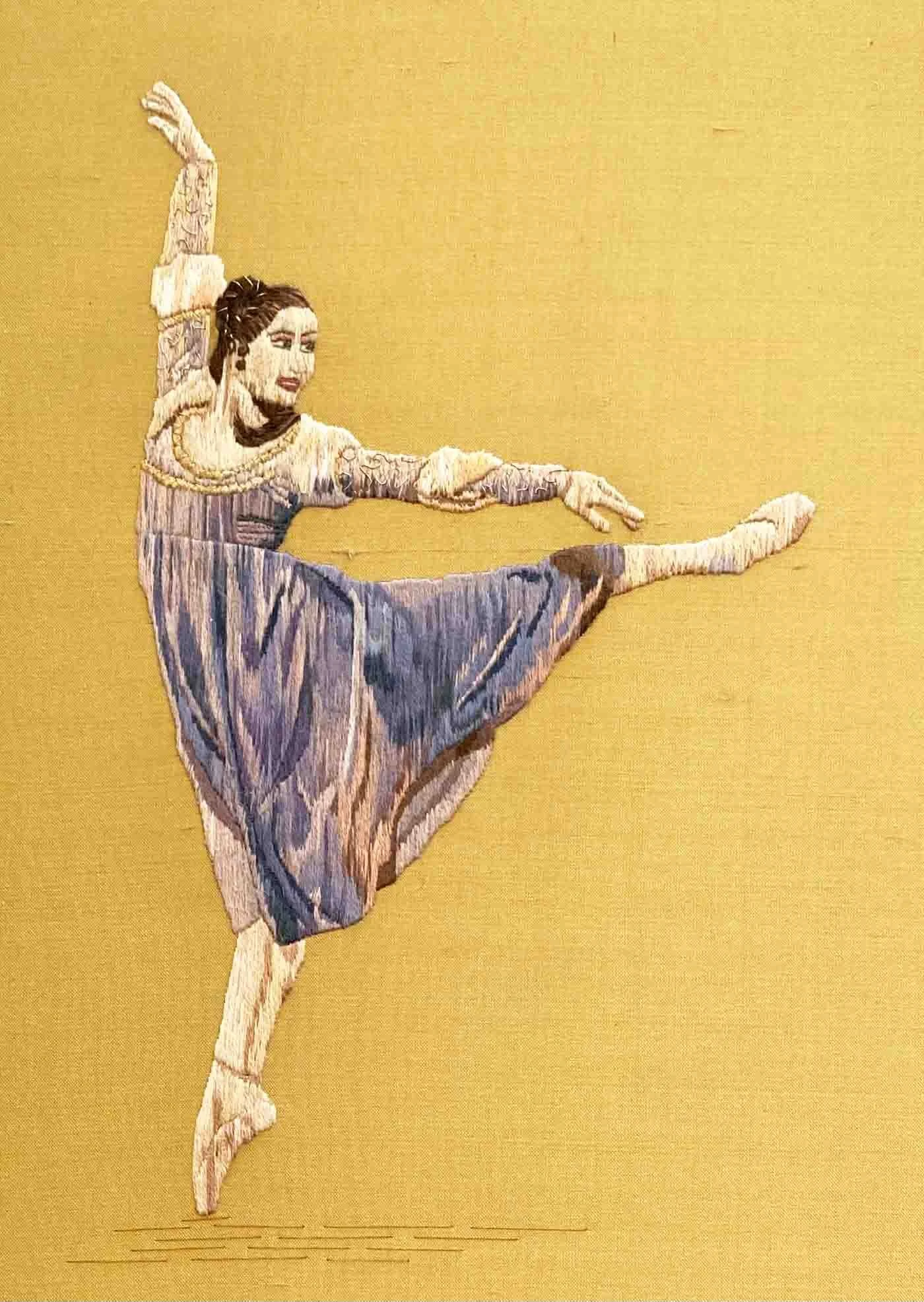 Tiny Dancer (Thread Painting)
