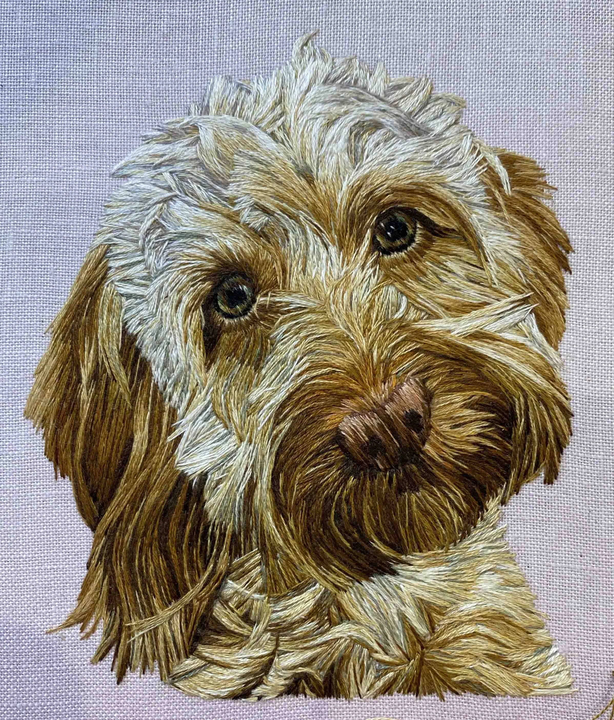 Fudge (Thread Painting)