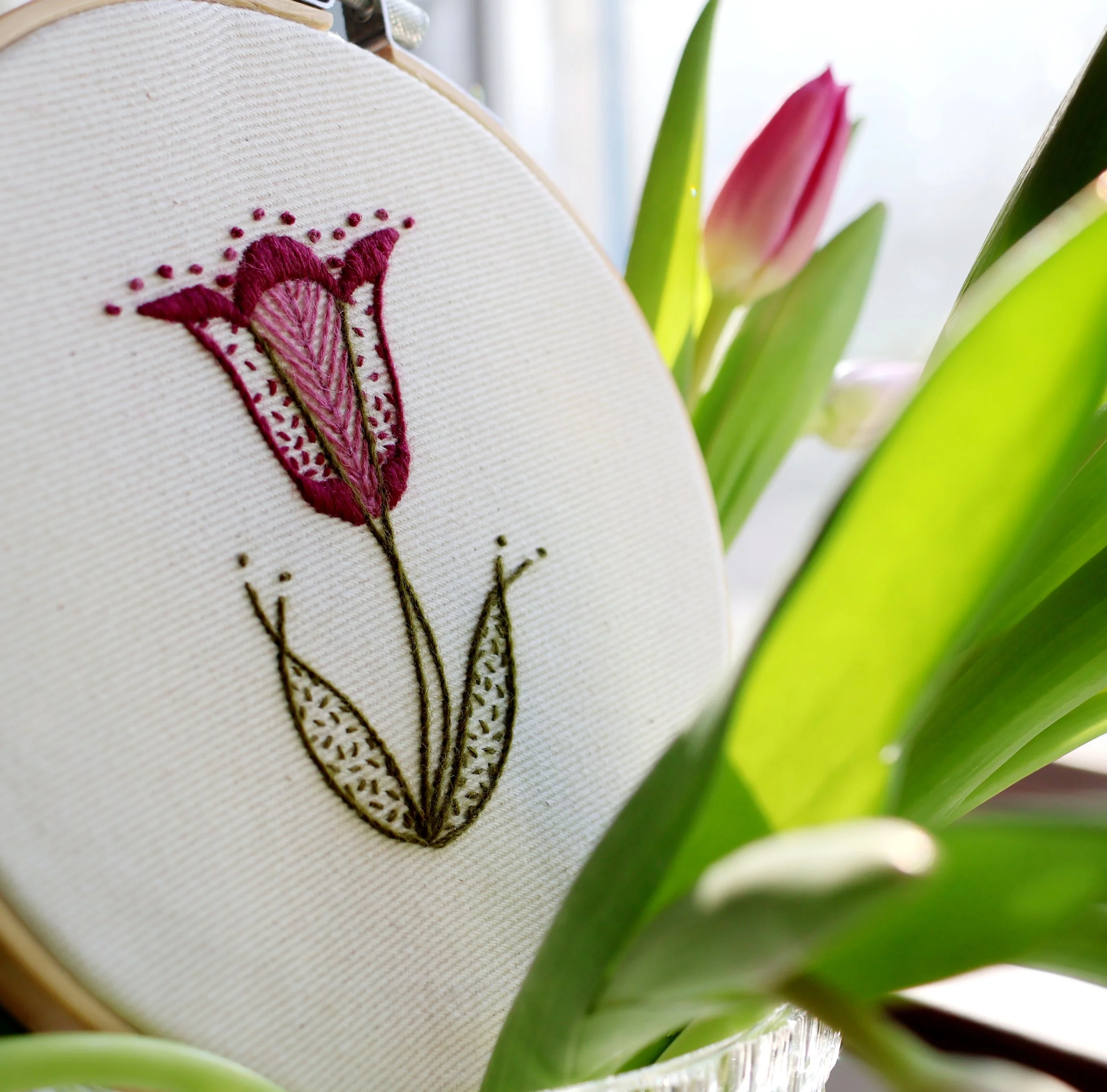 Summer Garden 2026 - Anita Crewelwork Tulip 1.JPG