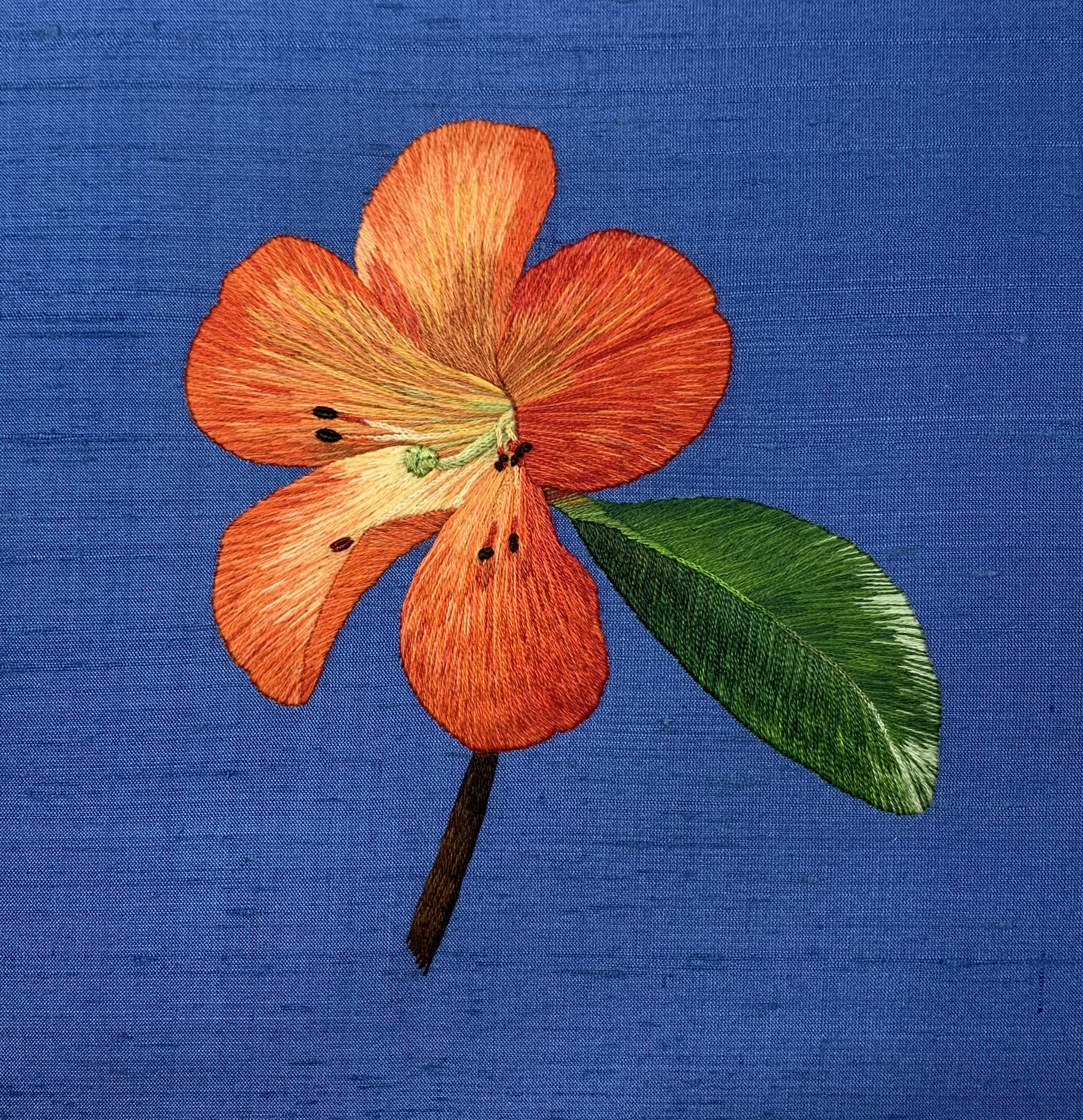 Thread Painted Botanical