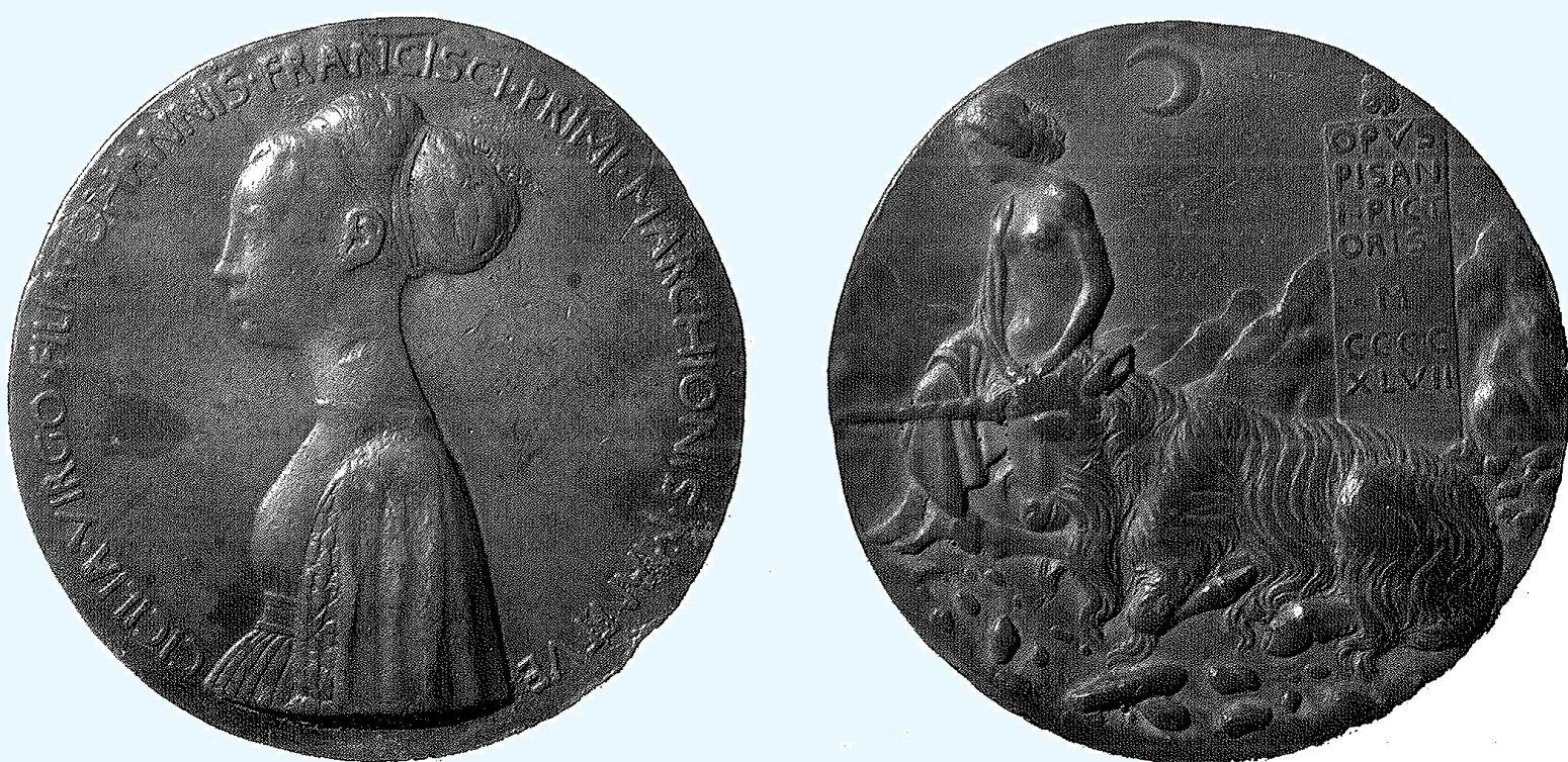 pisanello medallas Cecilia Gonzaga