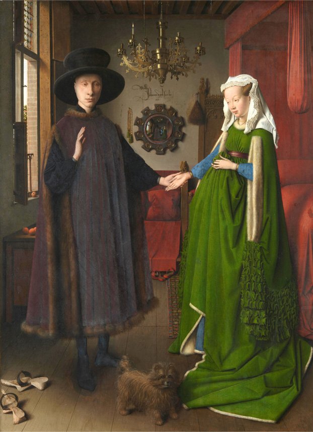 van eyck Retrato de arnolfini y su esposa