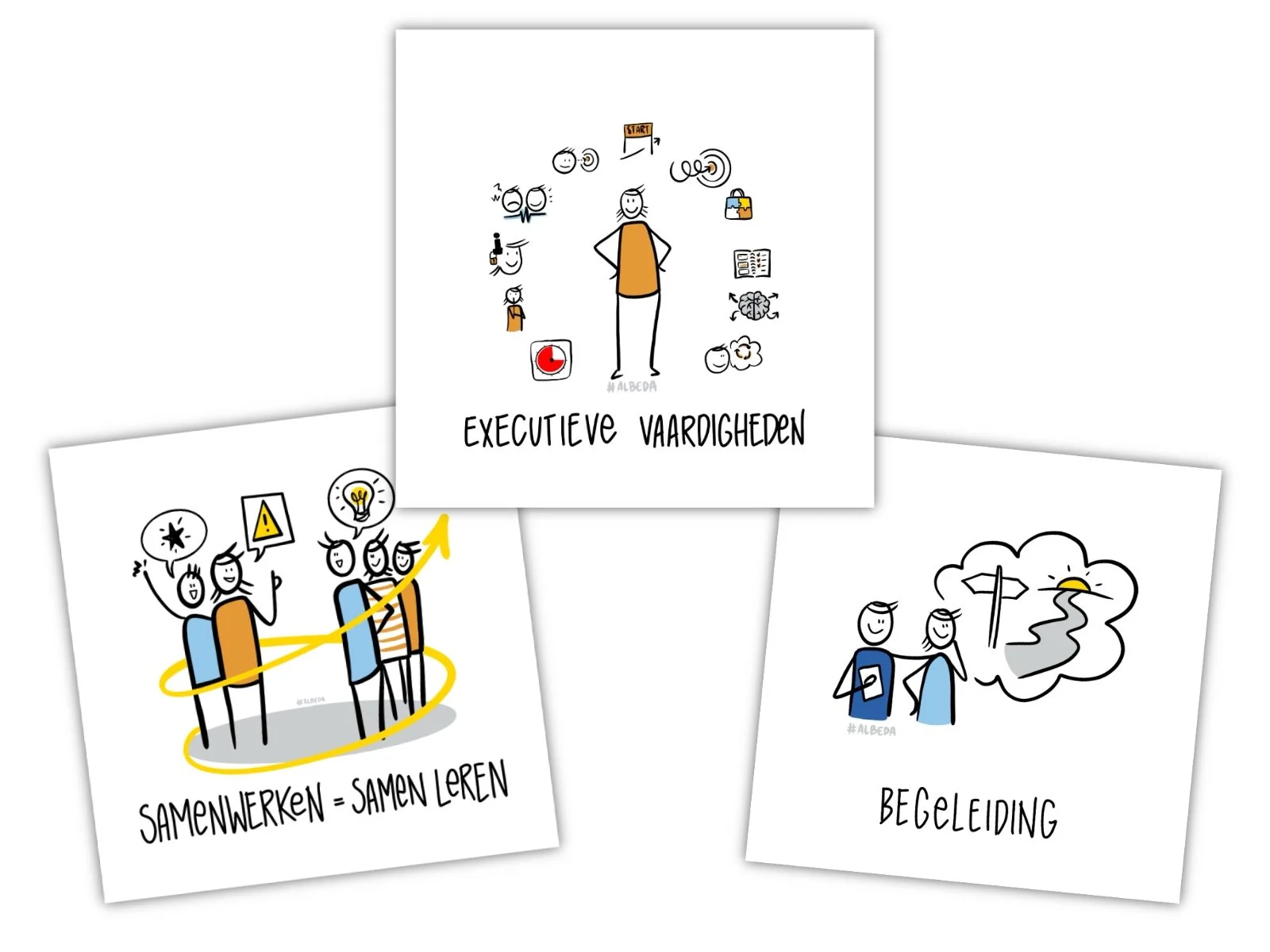 Serie visuals Albeda College CSP - overal te gebruiken