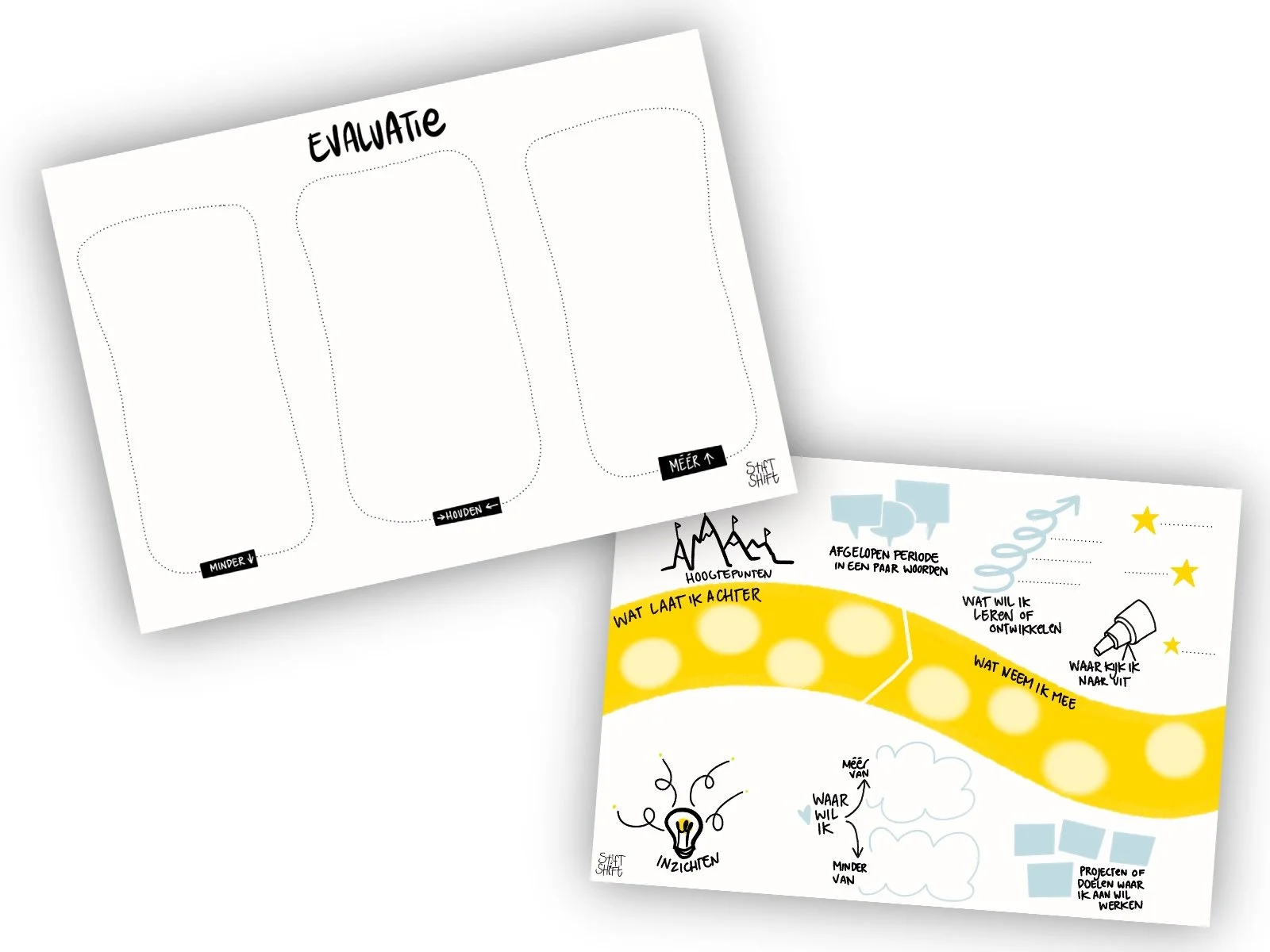 voorbeelden evaluatietemplates StiftShift