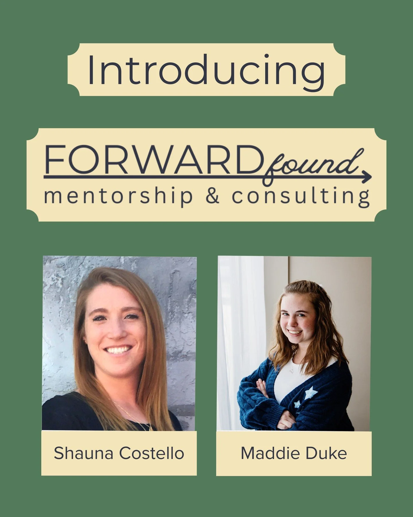 Introducing Forward Found Mentorship &amp; Consulting! 
Forward Found was born out of a love for guiding the field of behavior analysis in novel directions and shaping talented professionals to apply the science of behavior to areas they feel passion