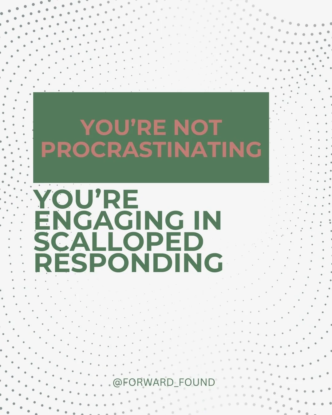Let&rsquo;s get rid of the shame. 

Procrastination feels personal. But from a behavioral perspective, it&rsquo;s predictable. 

When reinforcement is only available at the deadline, responding increases right before that deadline. 

It&rsquo;s not a