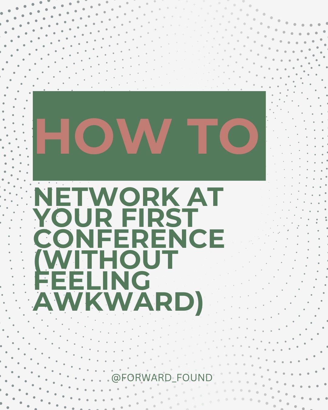 Conferences are one of the best ways to grow your career. 

They&rsquo;re also one of the fastest ways to feel completely out of your depth. 

If networking feels uncomfortable, that&rsquo;s not a personal failure, it&rsquo;s a predictable response t