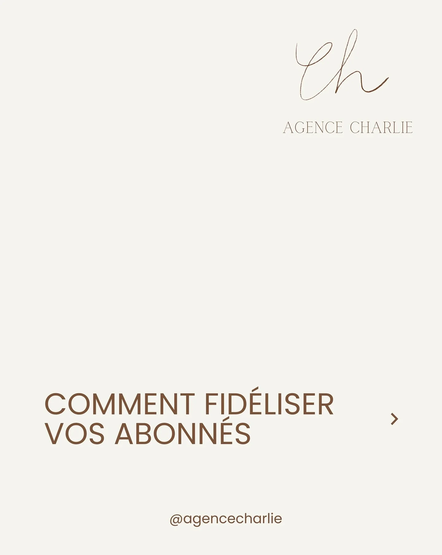 🌼 Fid&eacute;liser tes abonn&eacute;s, c&rsquo;est simple 🌼

✨ Du contenu qui apporte vraiment de la valeur

✨ Des &eacute;changes r&eacute;guliers qui cr&eacute;ent du lien

✨ Des avantages exclusifs qui les font rester

👉 Tes abonn&eacute;s ne s