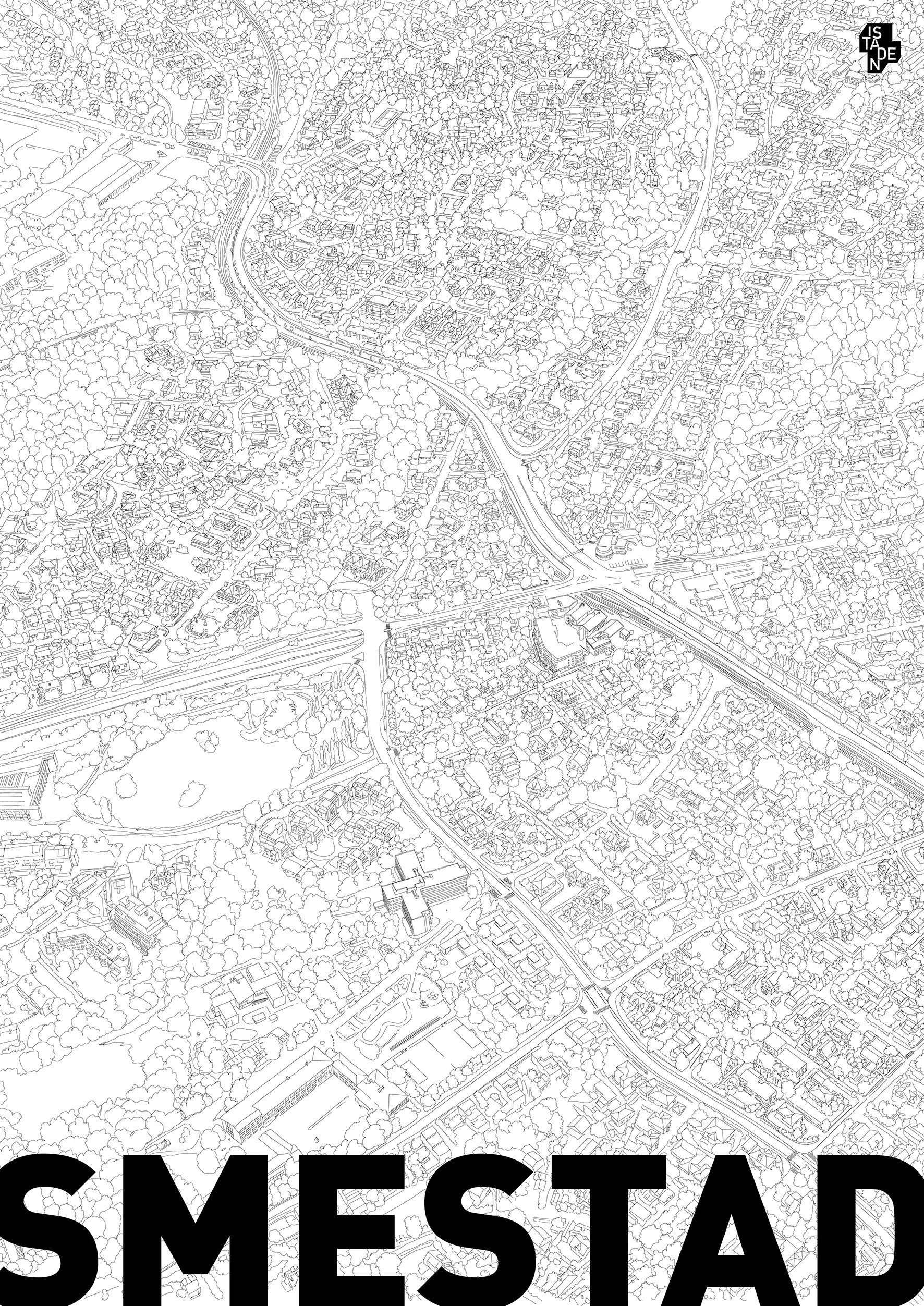 Smestad håndtegning