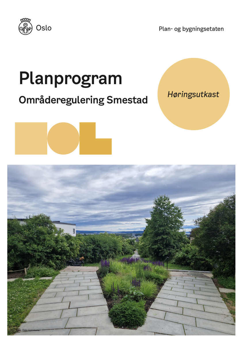 Planprogram på høring.