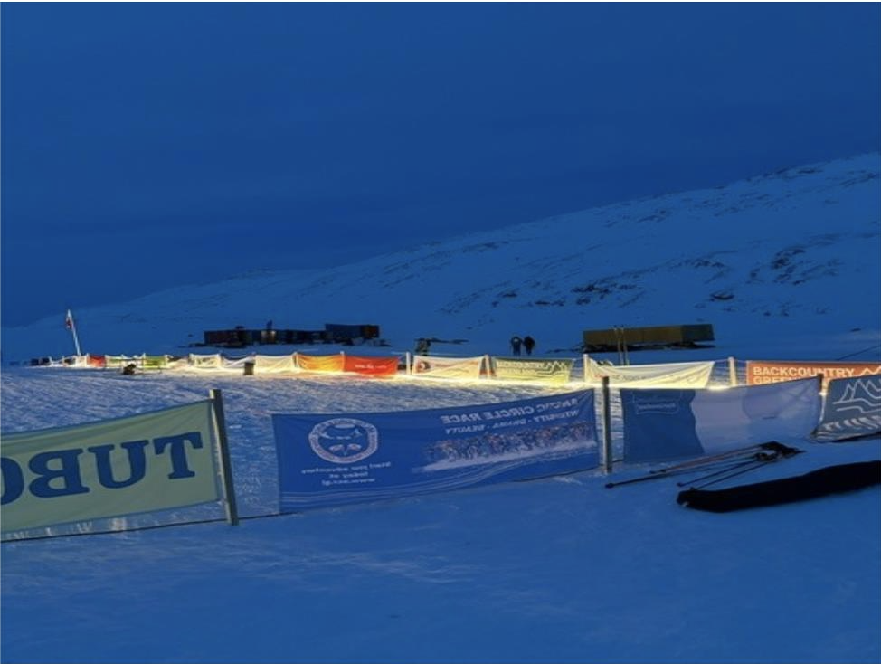 Sun coming up on Day three of Arctic Circle Race