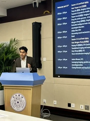 [April 21 2026] Dr. Nair was invited to give a talk at the Conference on Aging and AI at Tsinghua University.