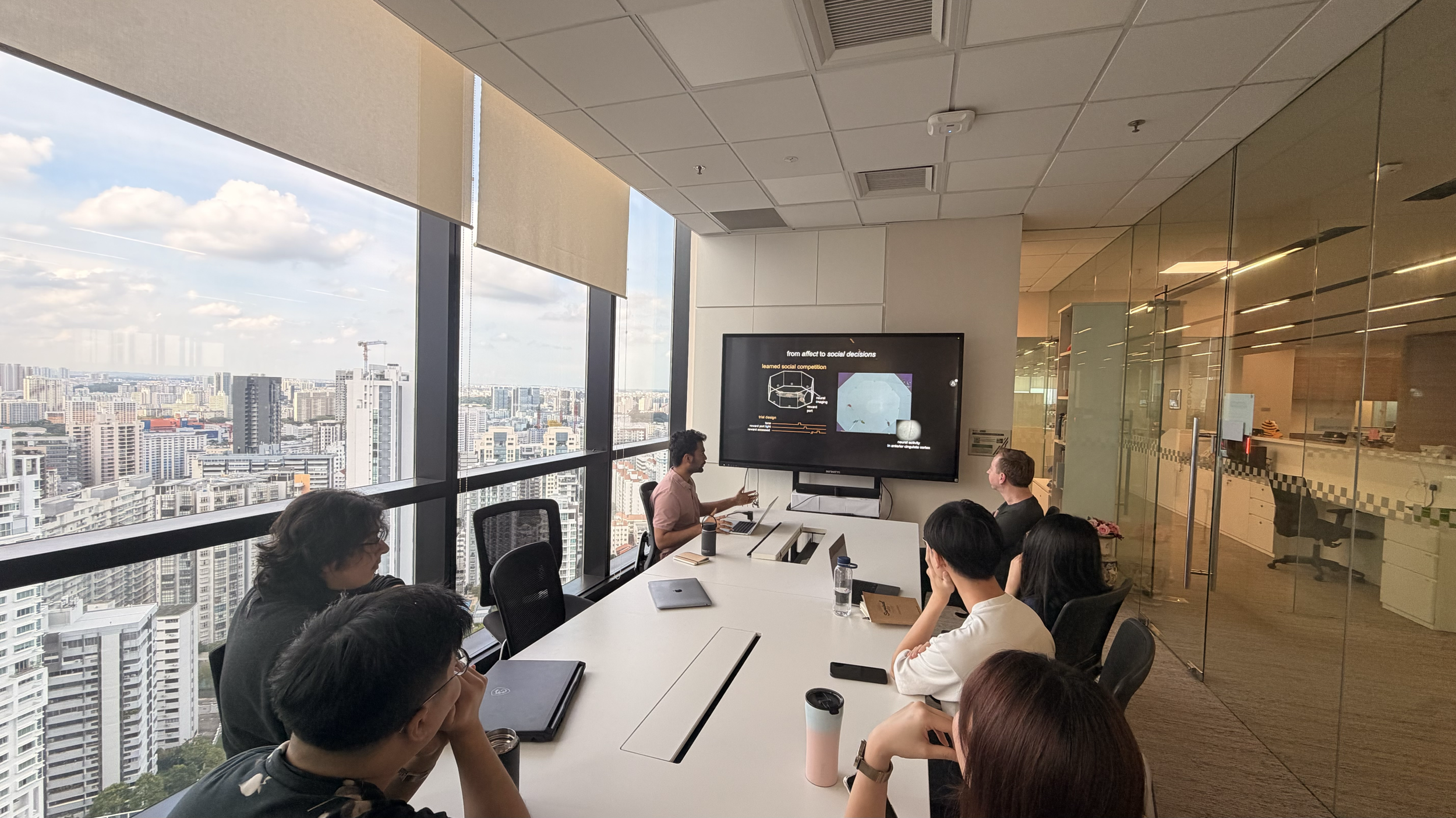 The lab hosted Prof. Steve Flavell from MIT in April 2026 