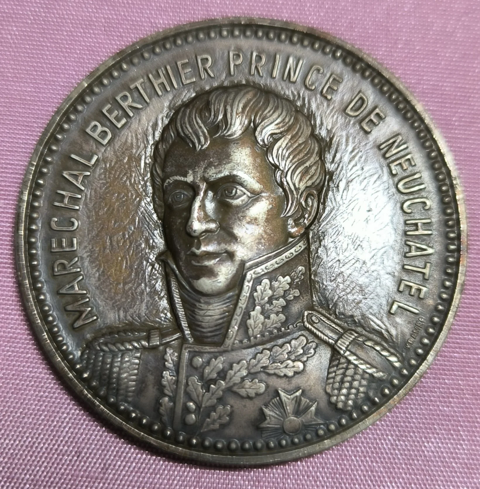 MEDAILLE  DU MARECHAL D'EMPIRE BERTHIER