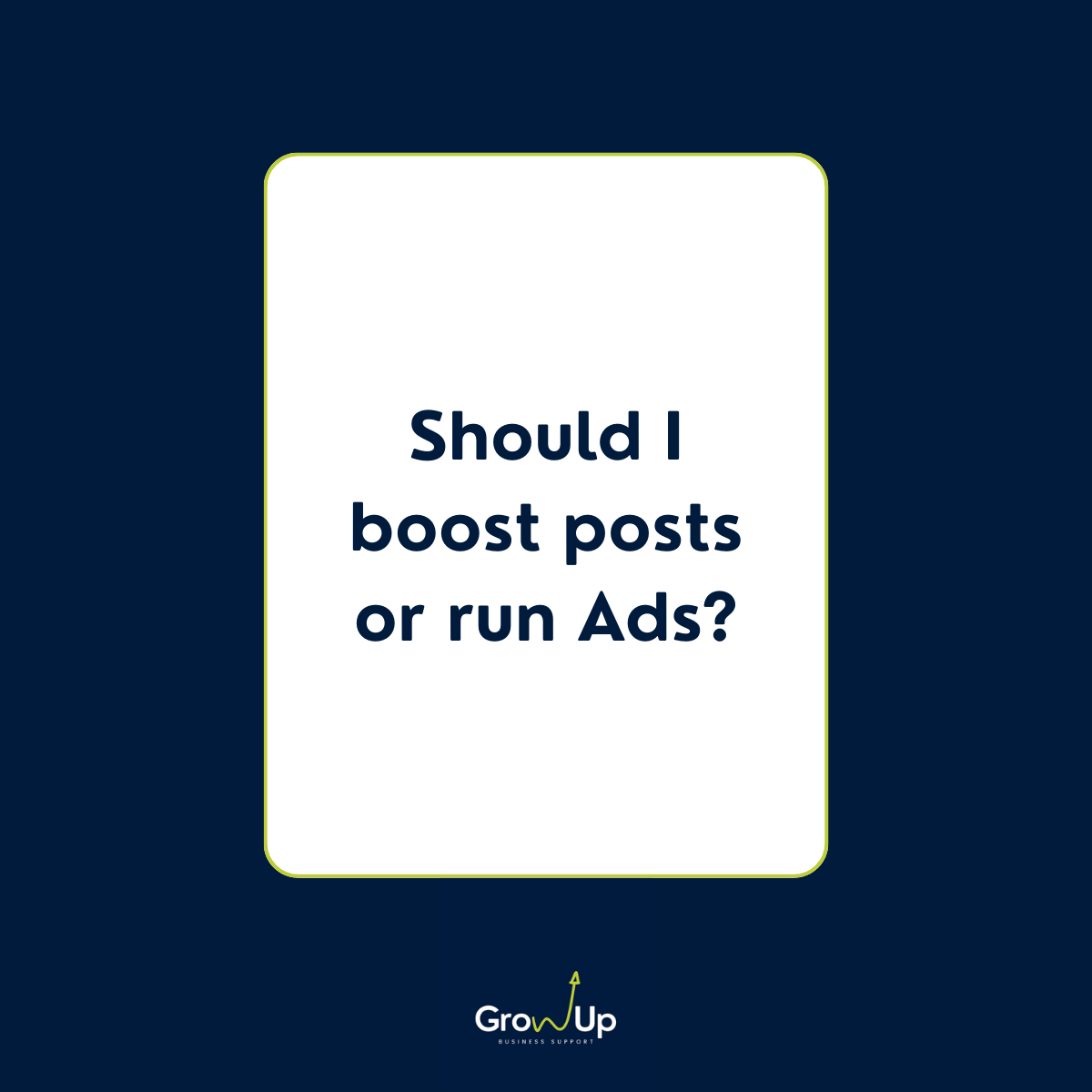 Should I Boost Posts or Run Ads? 