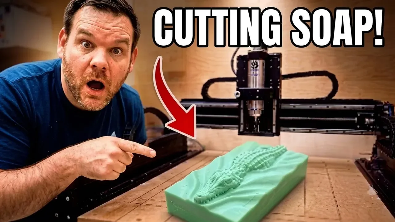 Nobody Expected a CNC Router to Do This to a Bar of Soap