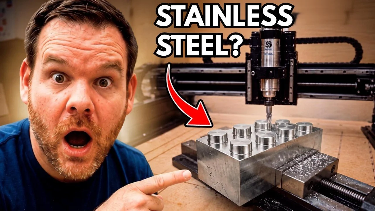Can a $3000 CNC Router Cut Stainless Steel?