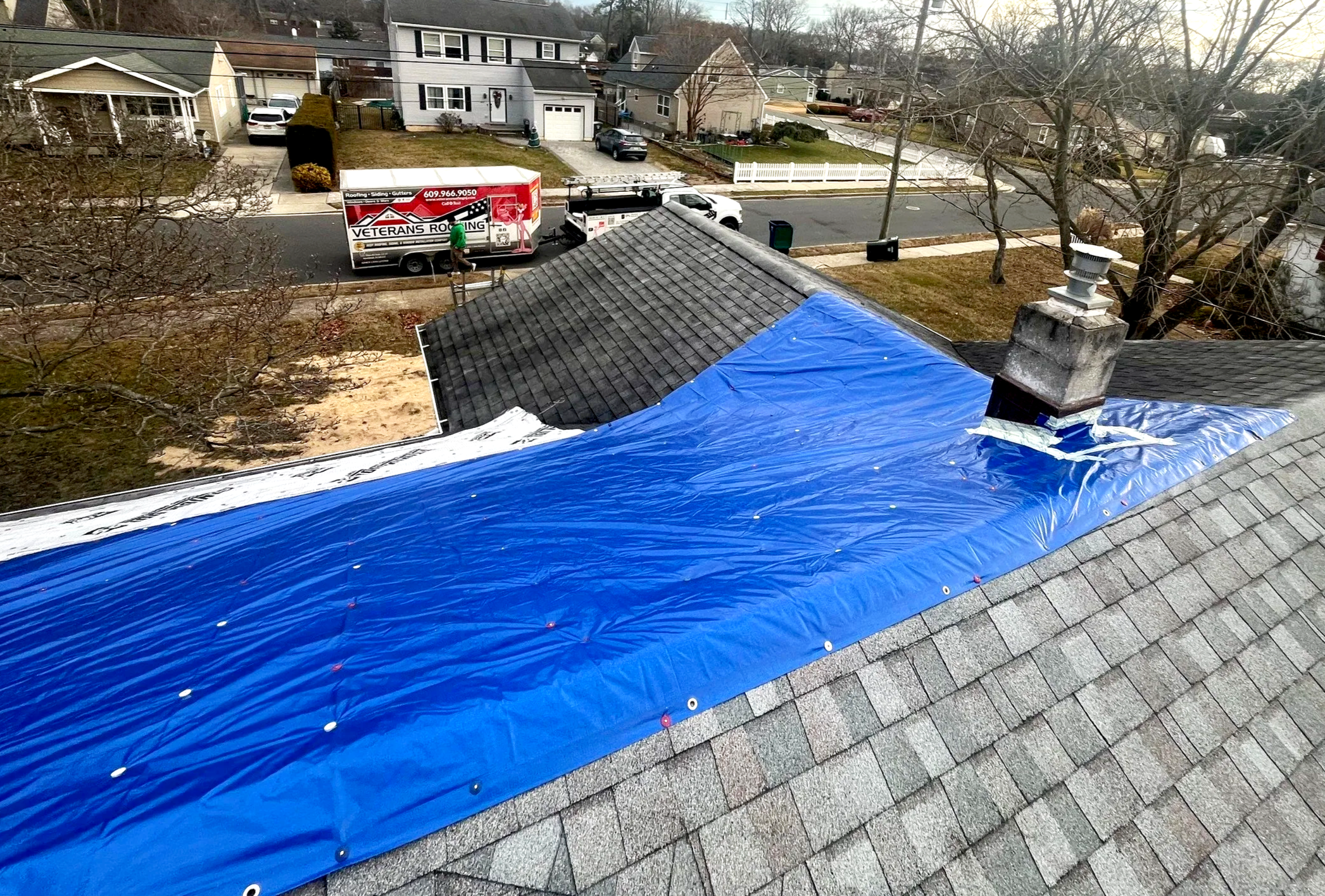 emergency roof tarp in south jersey