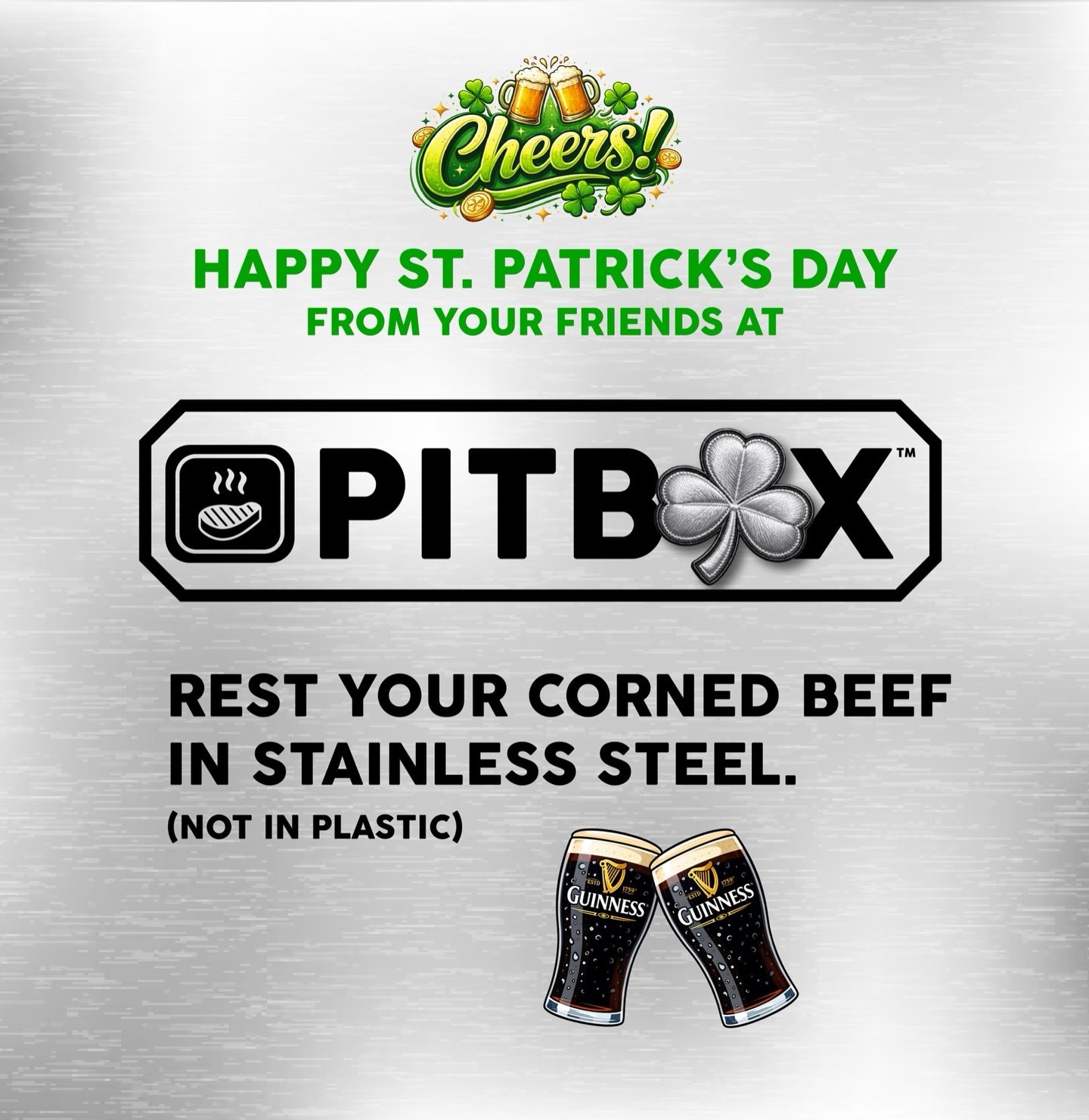 Make your friends green with envy! You do the cooking, the rest is on us! 🍀