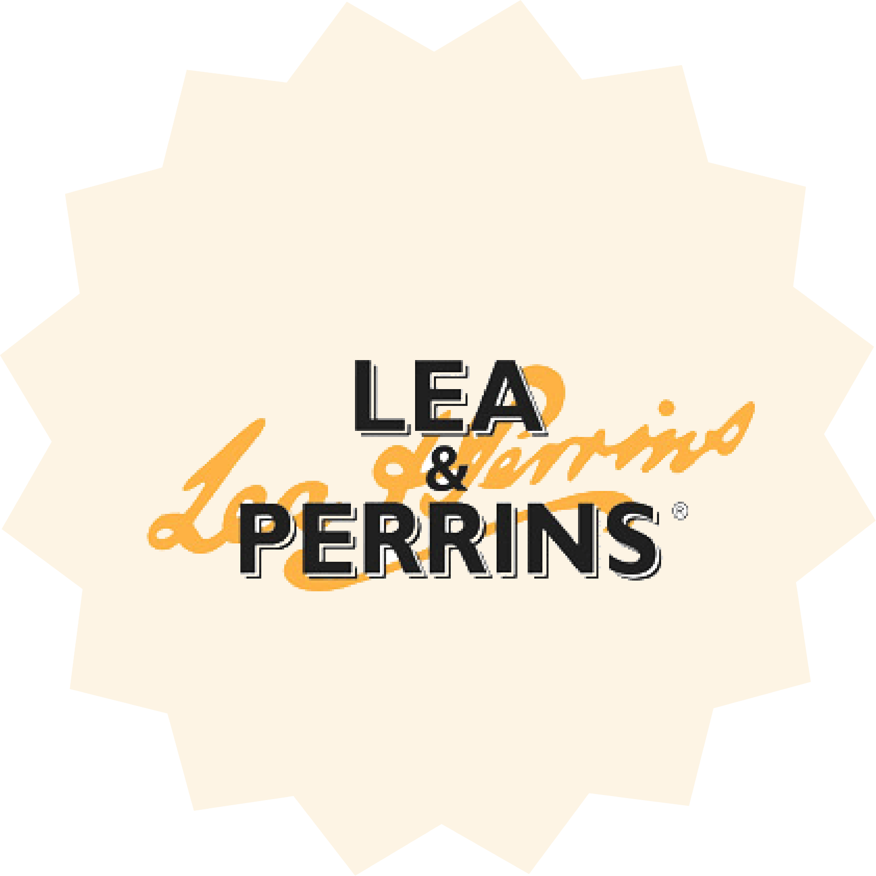 Lea & Perrins Logo – Lea & Perrins Worcestershire Sauce logo, part of The Mind Collective’s FMCG marketing campaigns.