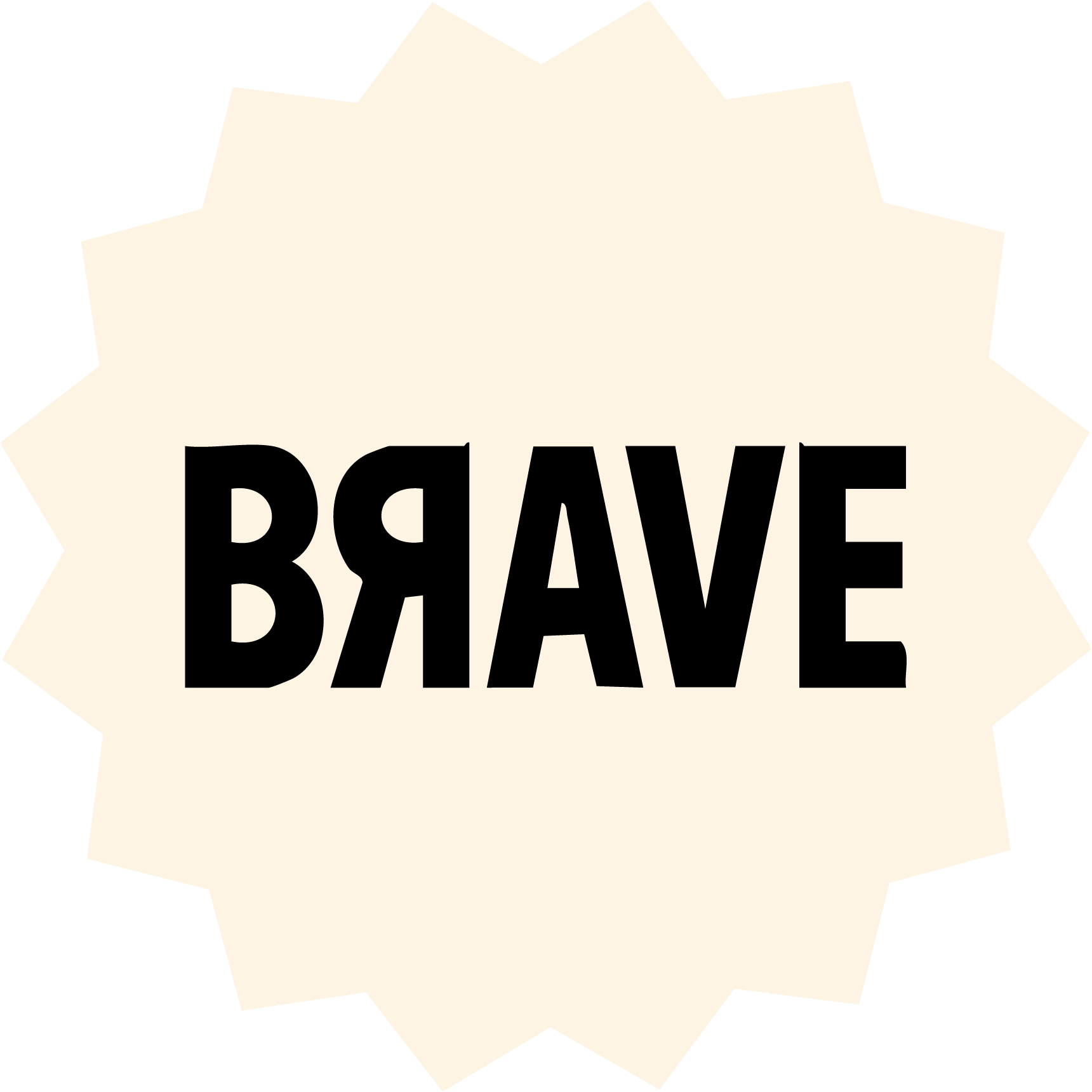 Brave logo – plant-based snack brand boosted through social media and content marketing