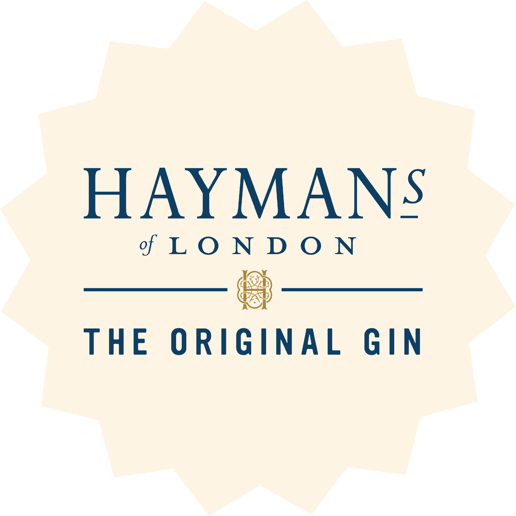 “Hayman’s of London Gin logo – client supported by The Mind Collective for beverage marketing campaigns.”