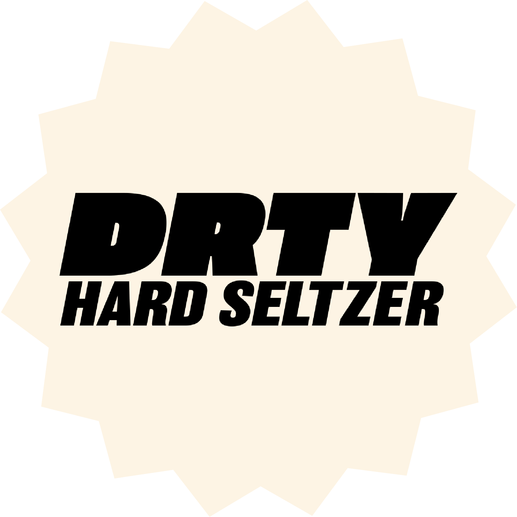 DRTY Hard Seltzer Logo – DRTY Hard Seltzer brand logo, supported by The Mind Collective’s drinks industry marketing expertise.
