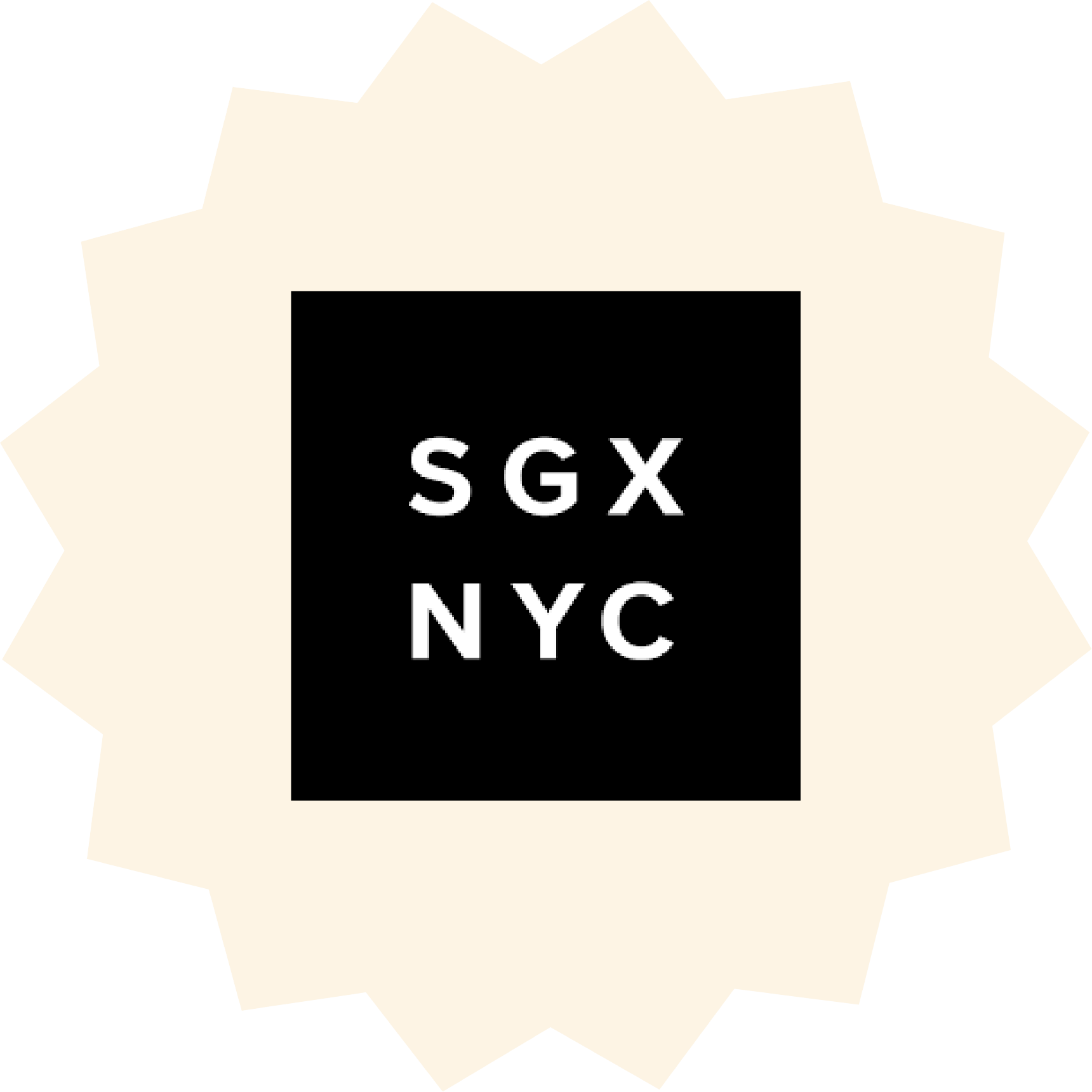 SGX NYC Logo – SGX NYC haircare logo, featured in The Mind Collective beauty and lifestyle marketing projects.