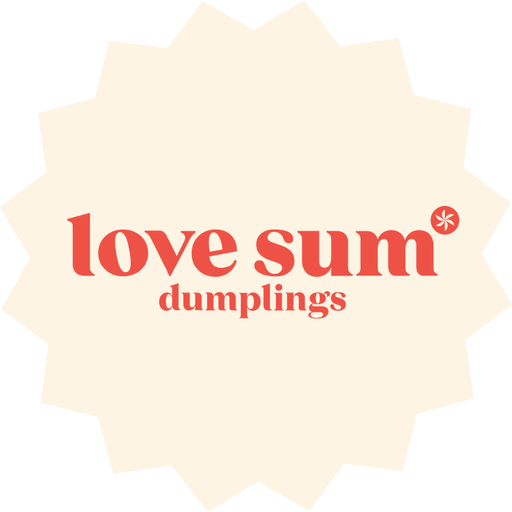“Love Sum dumplings logo – brand activation and retail marketing campaign client.”