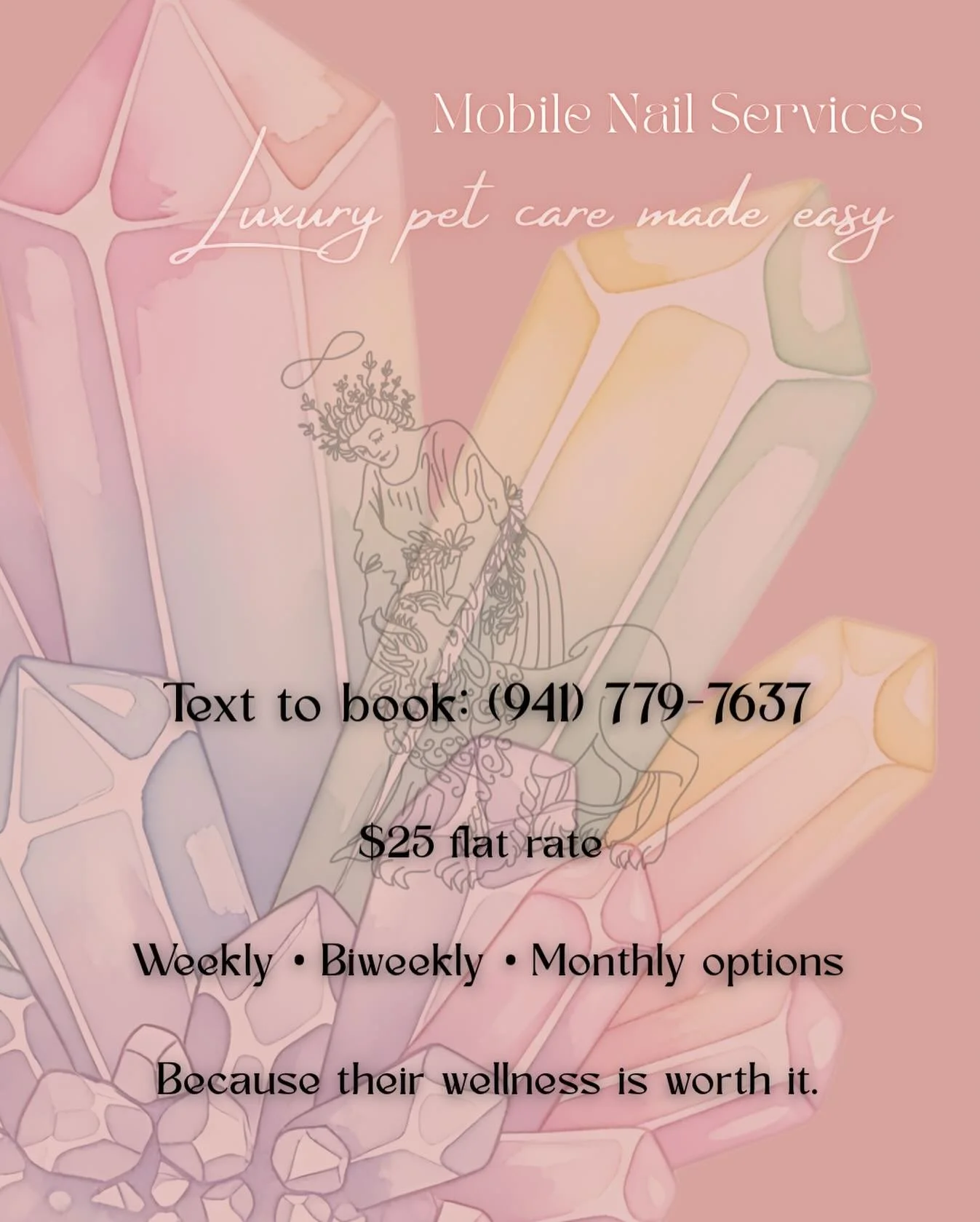 Hi collective! I hope everyone&rsquo;s starting off the new year on a positive note. 

I&rsquo;m planning to schedule mobile nail trim days for each Sunday this month, starting January 4th. I will open 15 slots per day. I come to you, and can trim/fi