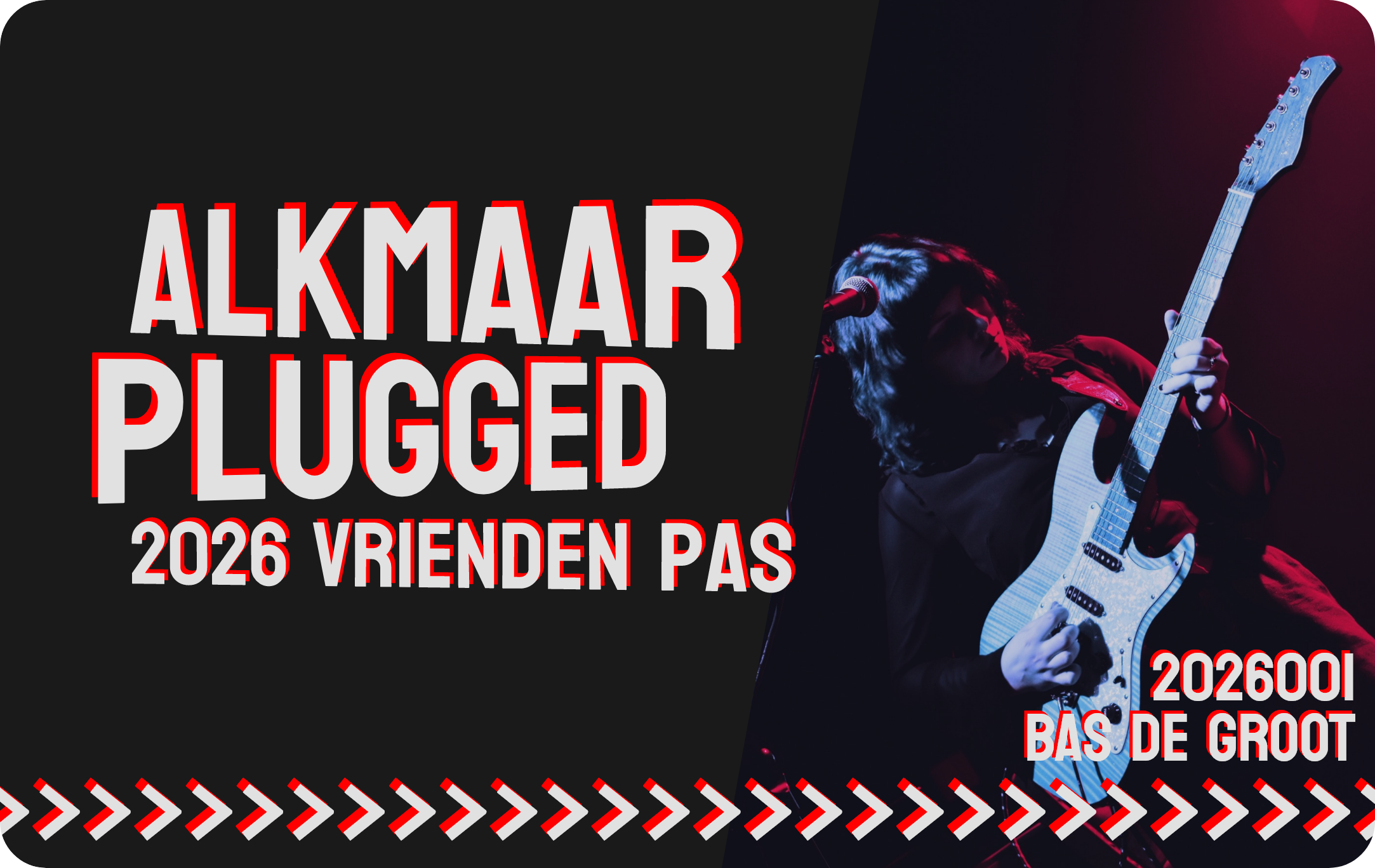 2026 AlkmaarPlugged vriendenpas