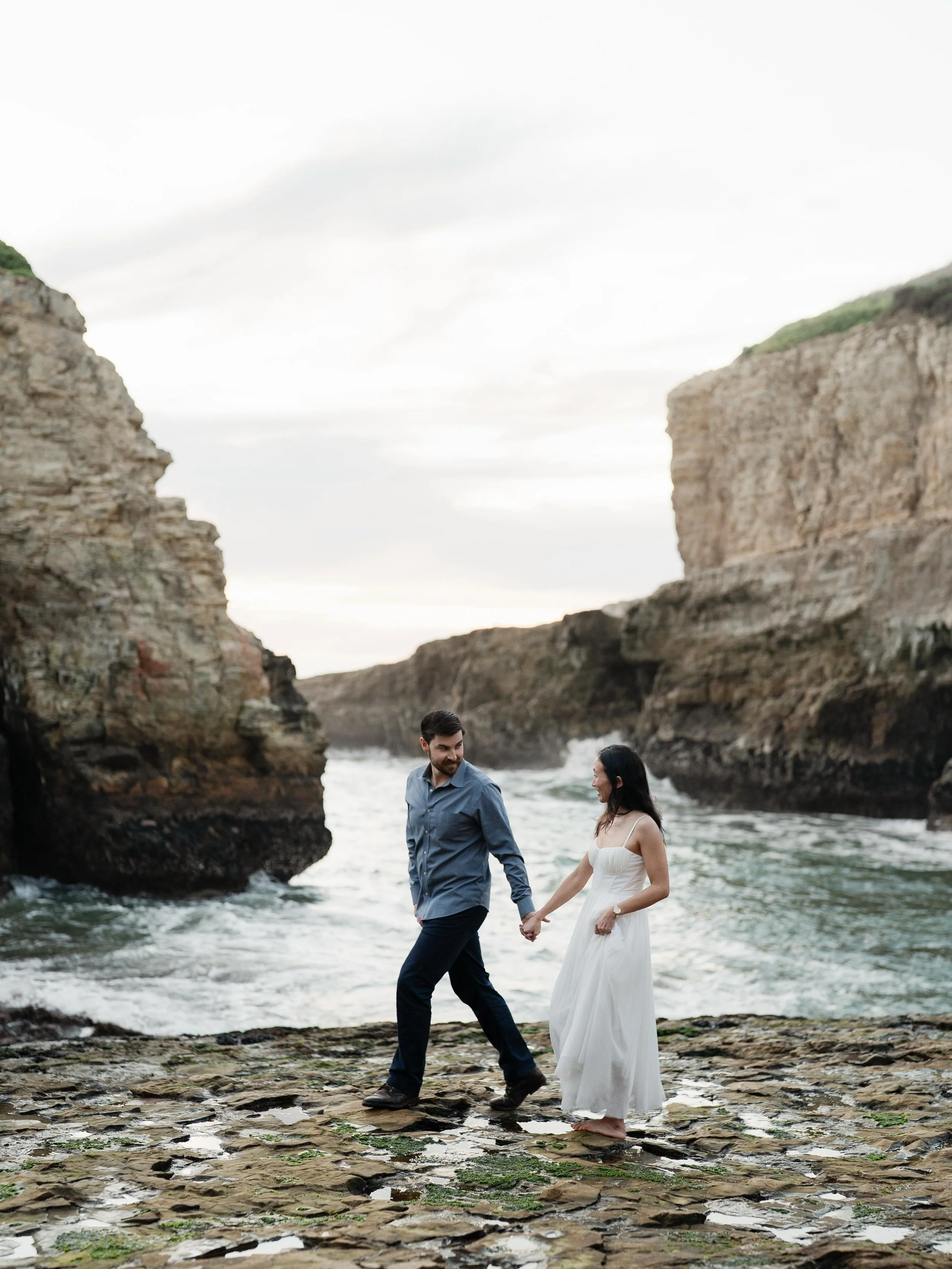 Thinking back to when I captured K + C&rsquo;s beautiful engagement session, it is so surreal knowing the wedding day is finally here! 

It feels like just yesterday we were running around the coast together, capturing this exciting season of their l