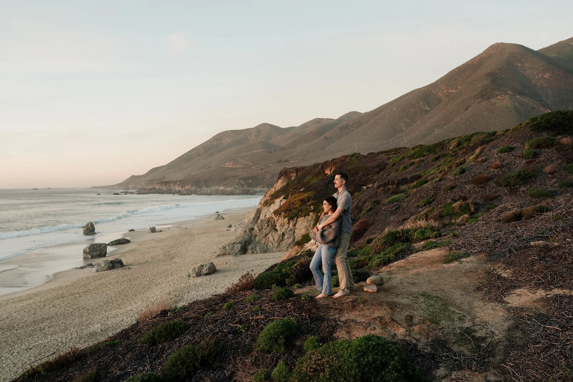 Proposal photographer in Big Sur.