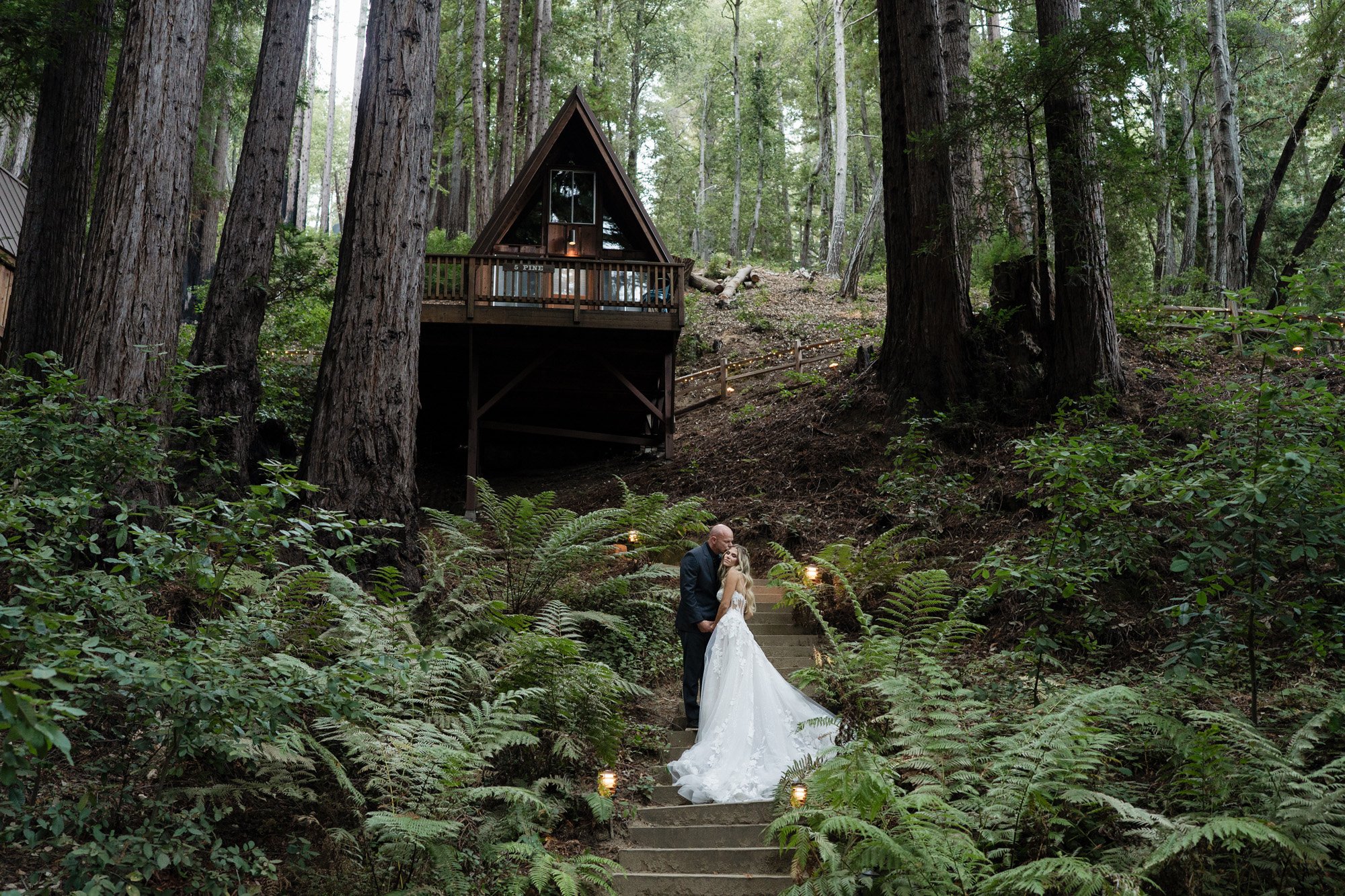 Redwood wedding venue in Santa Cruz, California