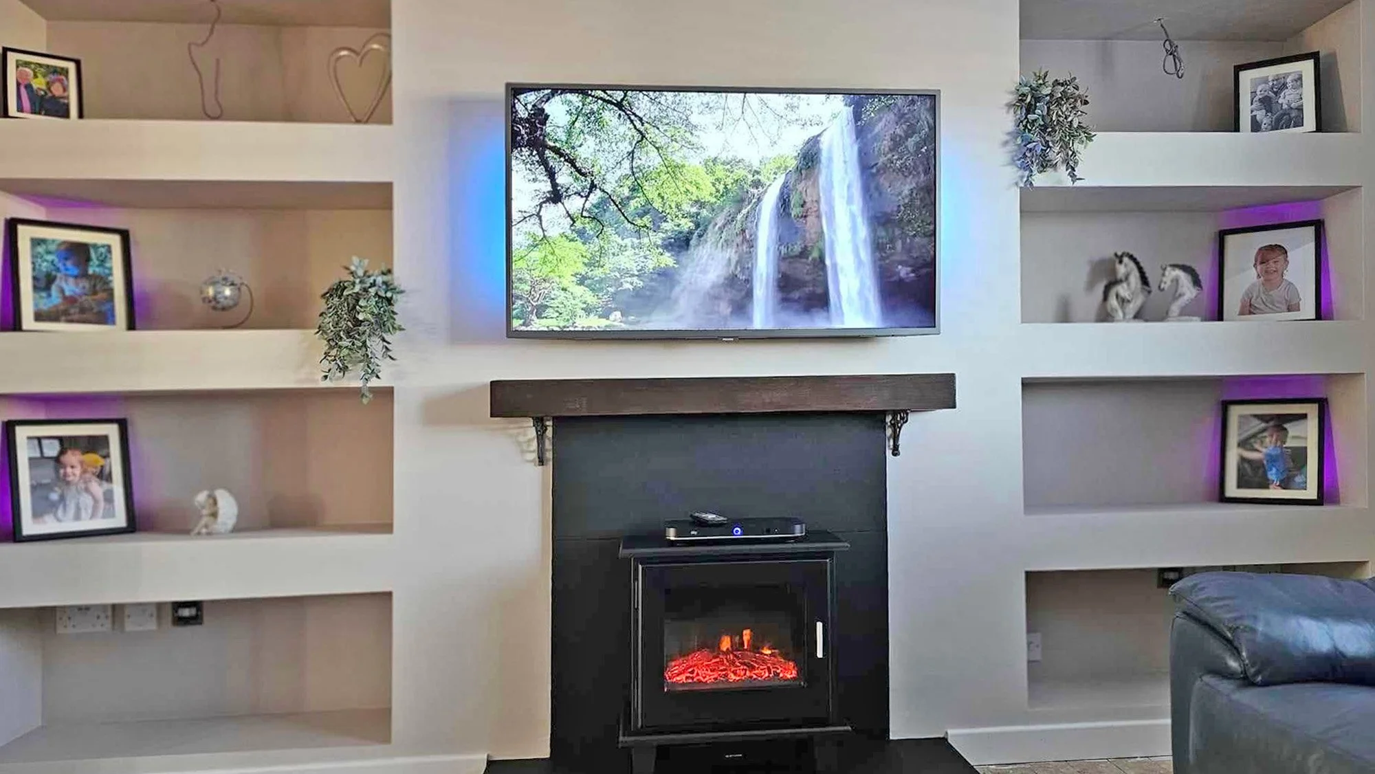 Media Wall - Douglas and Hardie Joinery - Scottish Borders