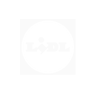 Lidl-Logo mit einem Einkaufswagen im Kreis