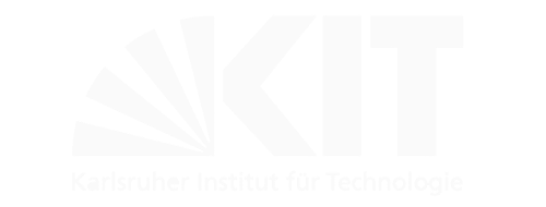 Logo des Karlsruher Instituts für Technologie mit schwarzem Hintergrund
