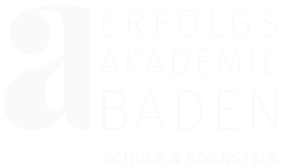 Logo der Erfolgsakademie Baden mit Text und Schriftzug